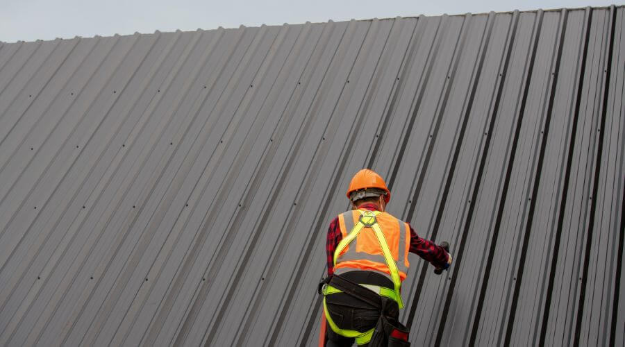 Professional metal roof installation services in Shirley Mills, ME